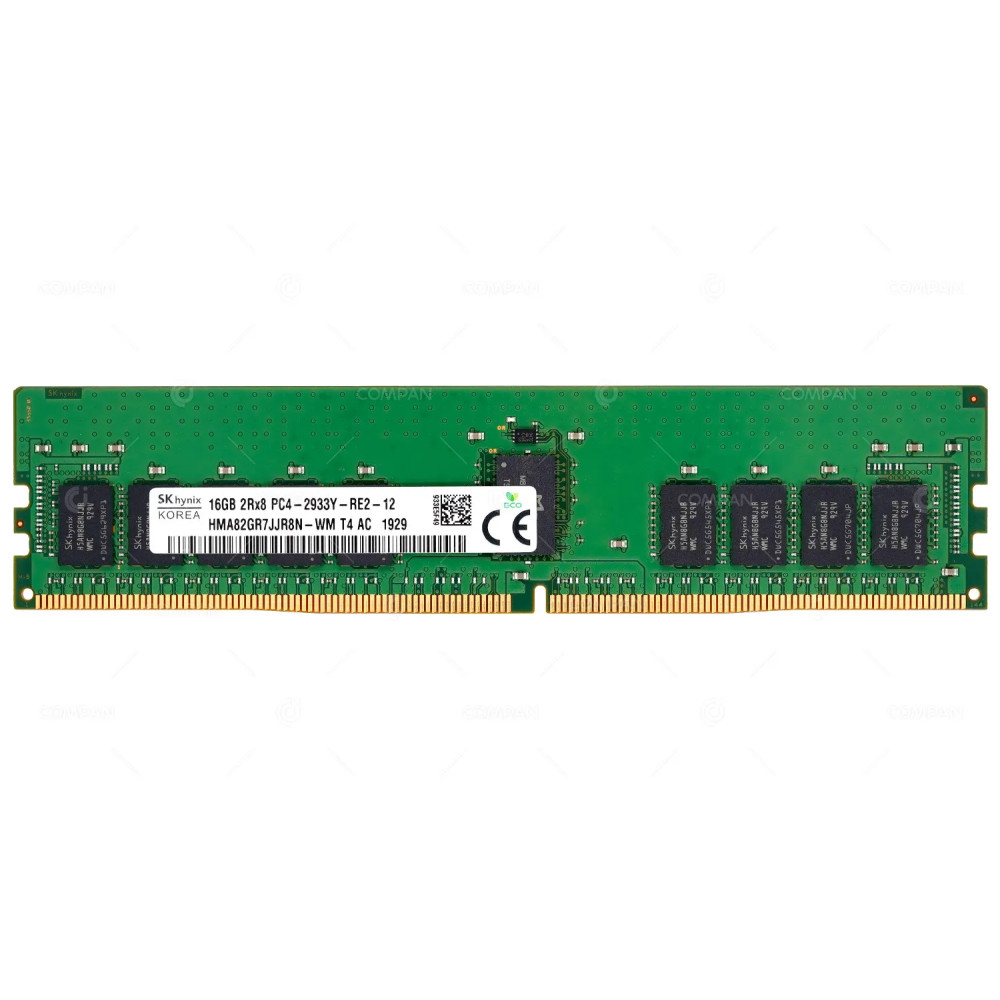 HMA82GR7JJR8N-WM  HYNIX 16GB 2RX8 PC4-2933Y CL21 1.2V  DDR4 ECC REGISTERED MEMORY