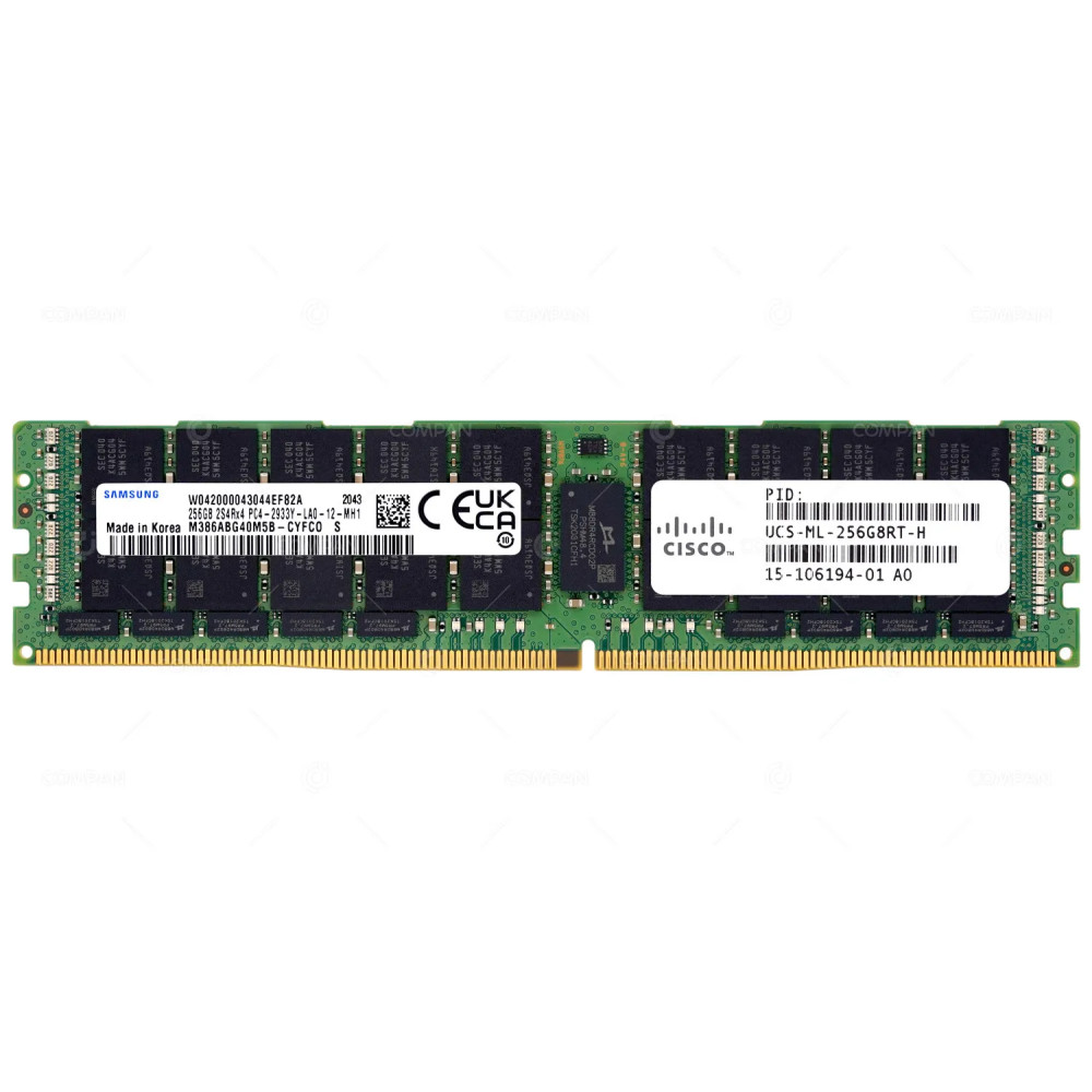 15-106194-01  CISCO DDR4 256GB 2S4RX4 PC4-23466 2933MHZ LRDIMM CL19