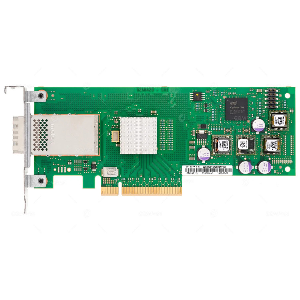 02AR127 LP  IBM SINGLE PORT PCIE CABLE ADAPTER FOR CONNECTING EXPANSION DRAWER PSERIES POWER9 LOW PROFILE