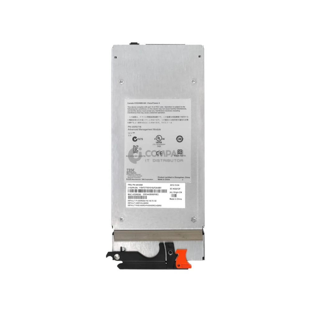 44X3058 IBM ADVANCED MANAGEMENT MODULE FOR IBM BLADECENTER