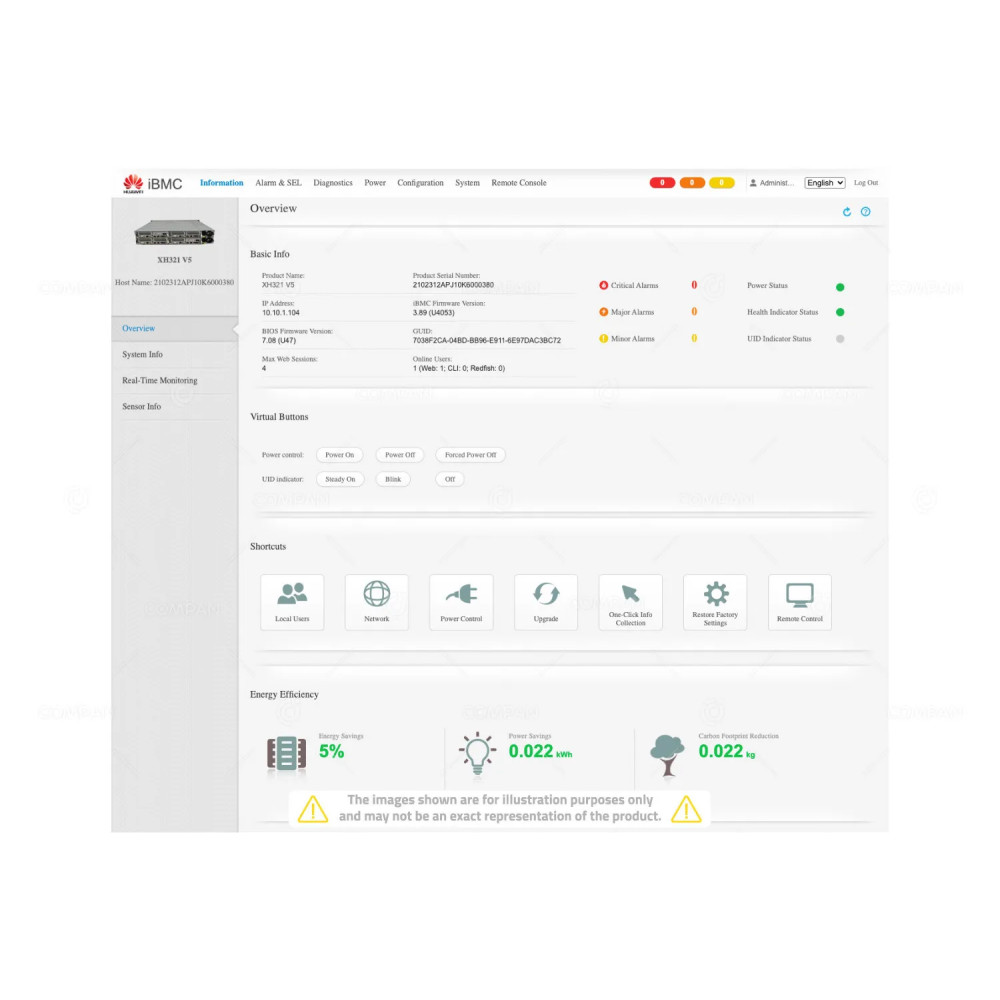 Huawei FusionServer X6000 12LFF 8x Xeon Gold 6138 1TB RAM 8x 14TB HDD Rails
