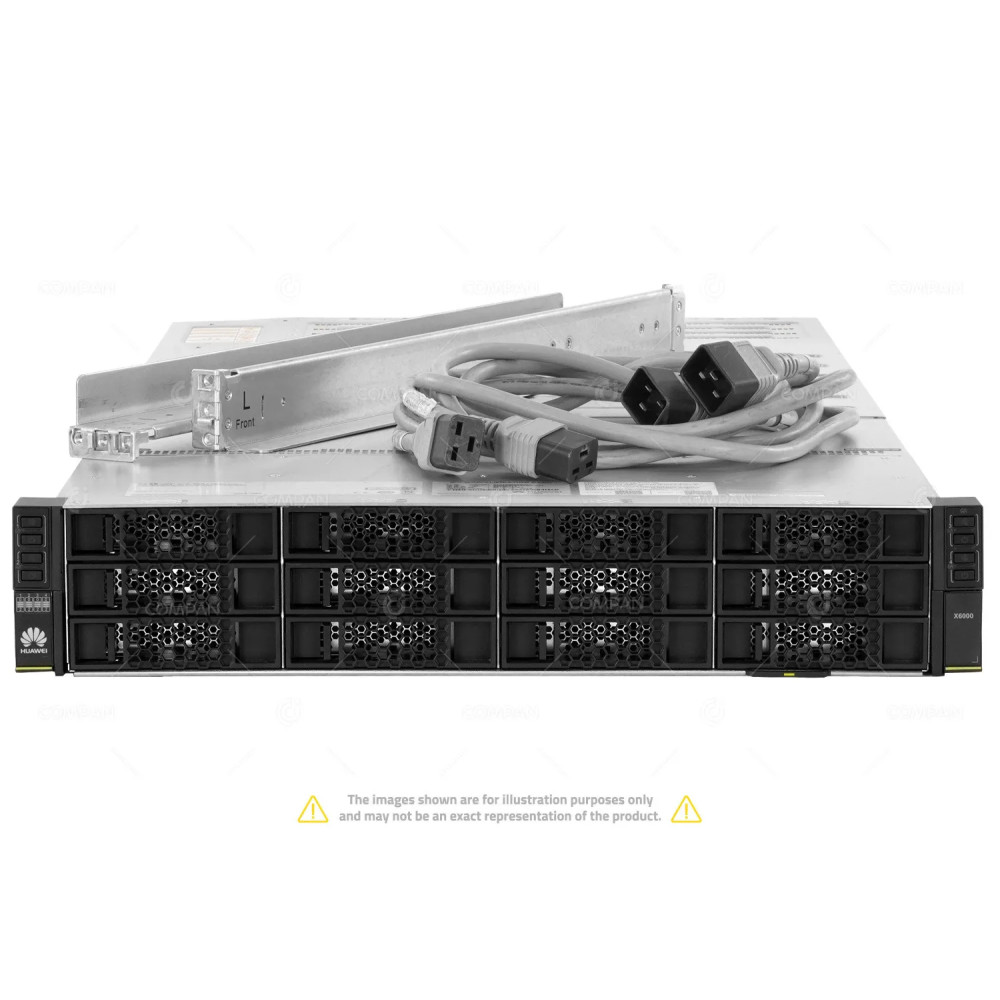 Huawei FusionServer X6000 12LFF 8x Xeon Gold 6234 256GB RAM Rails