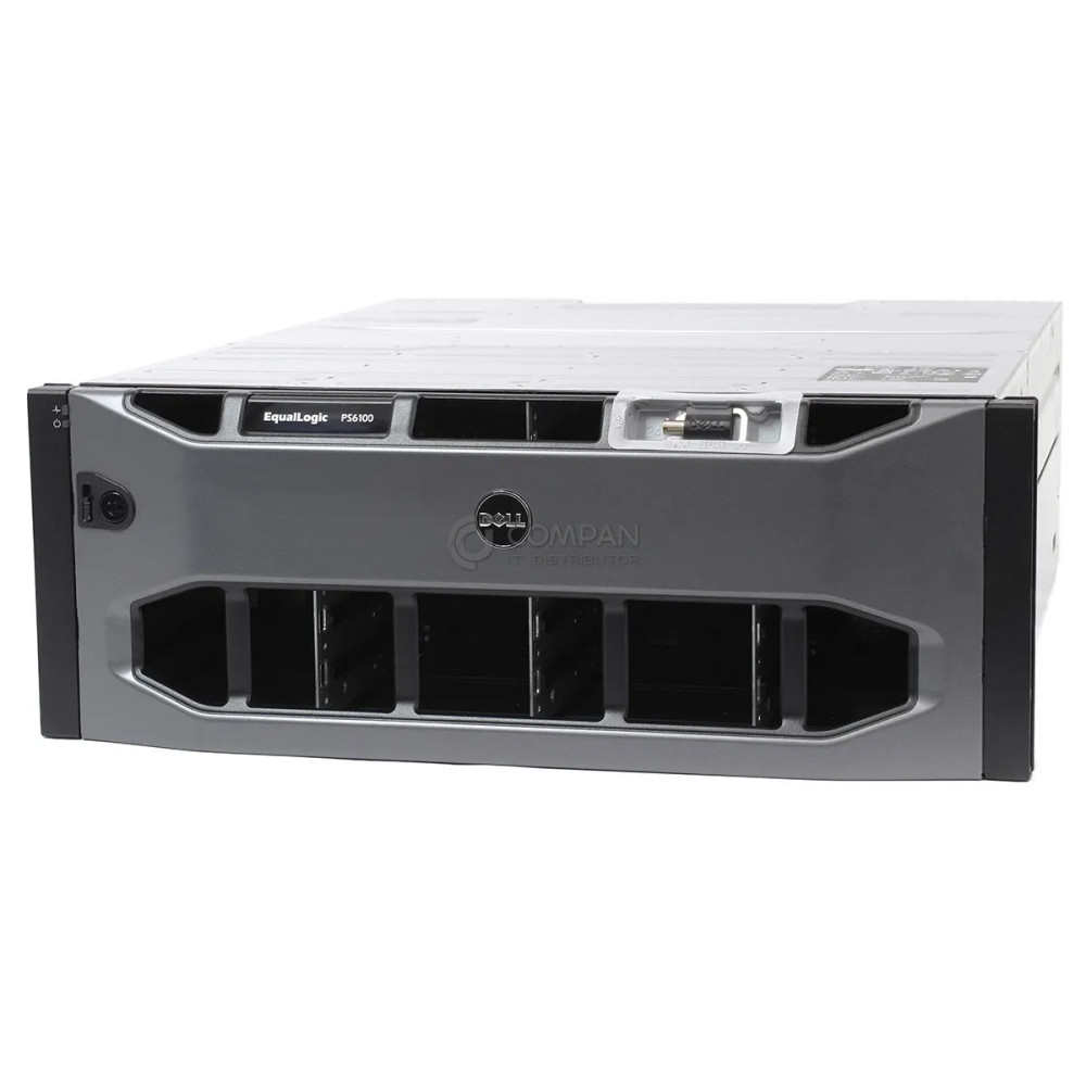 DELL EQUALLOGIC PS6100 24 BAY LFF STORAGE ARRAY ENCLOSURE 9 X 600GB SAS