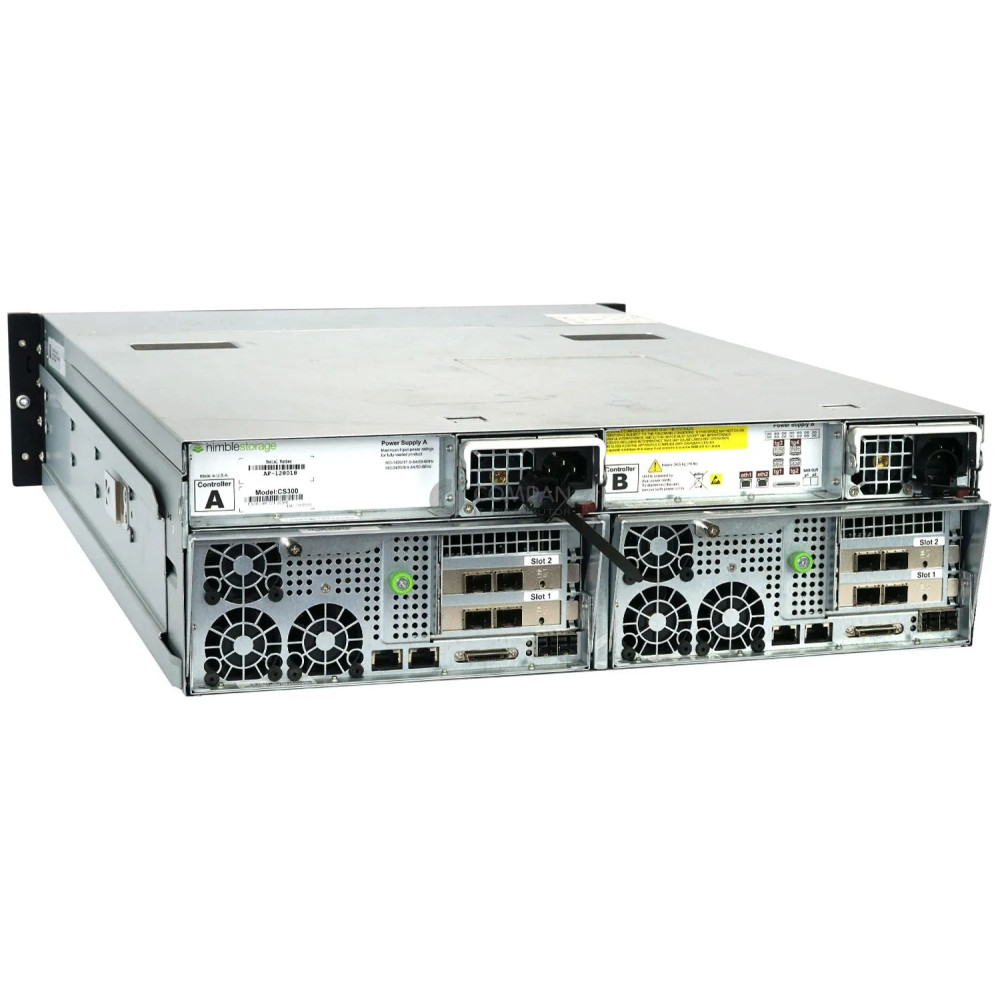 CS300-4P-72T-3200F NIMBLE STORAGE CS300 16-BAY LFF 3U DUAL-CONTROLLER STORAGE ARRAY