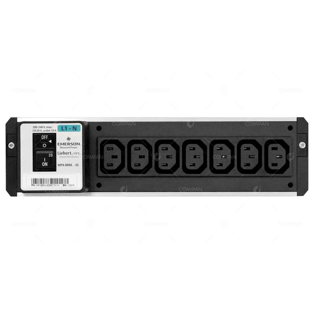 MPXBRM-EEBC7N1N  EMERSON LIEBERT POWER DISTRIBUTION OUTPUT MODULE 200-240V 10A