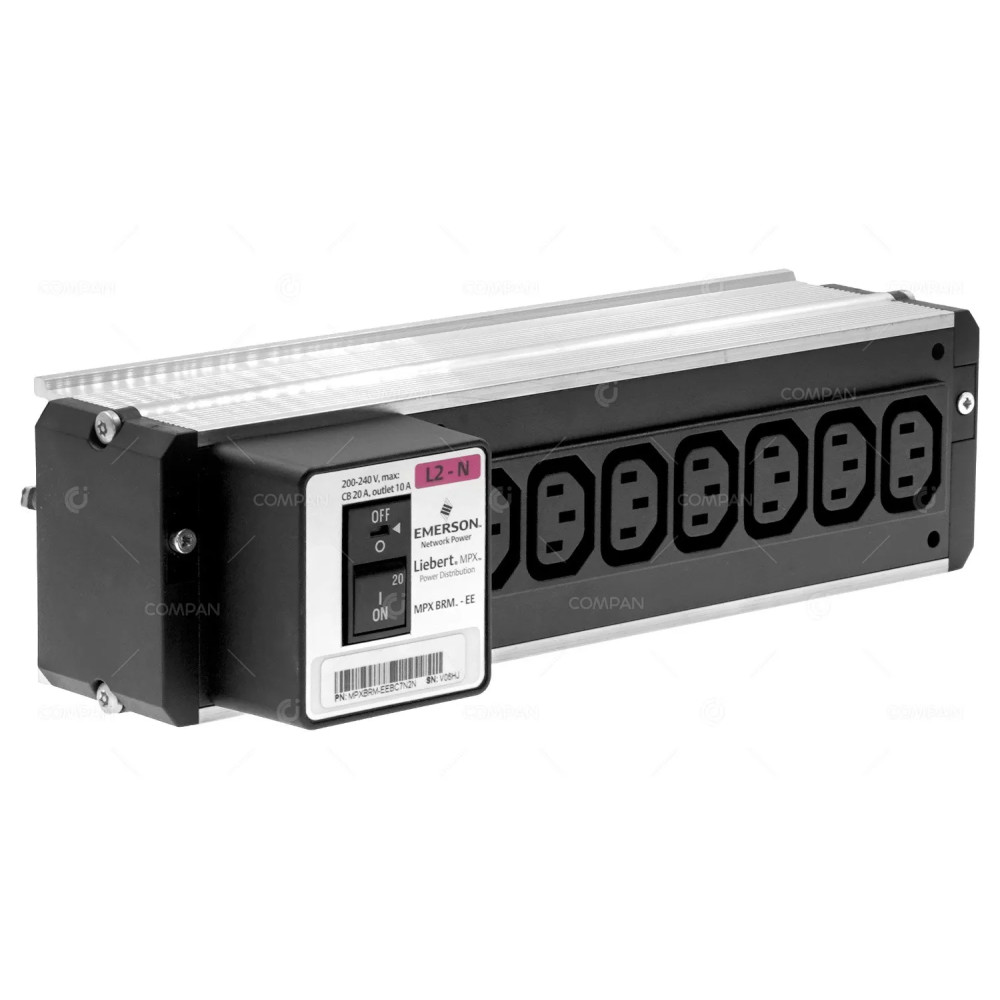 MPXBRM-EEBC7N2N  EMERSON LIEBERT MPX BRM POWER DISTRIBUTION MODULE 200-240V 10A