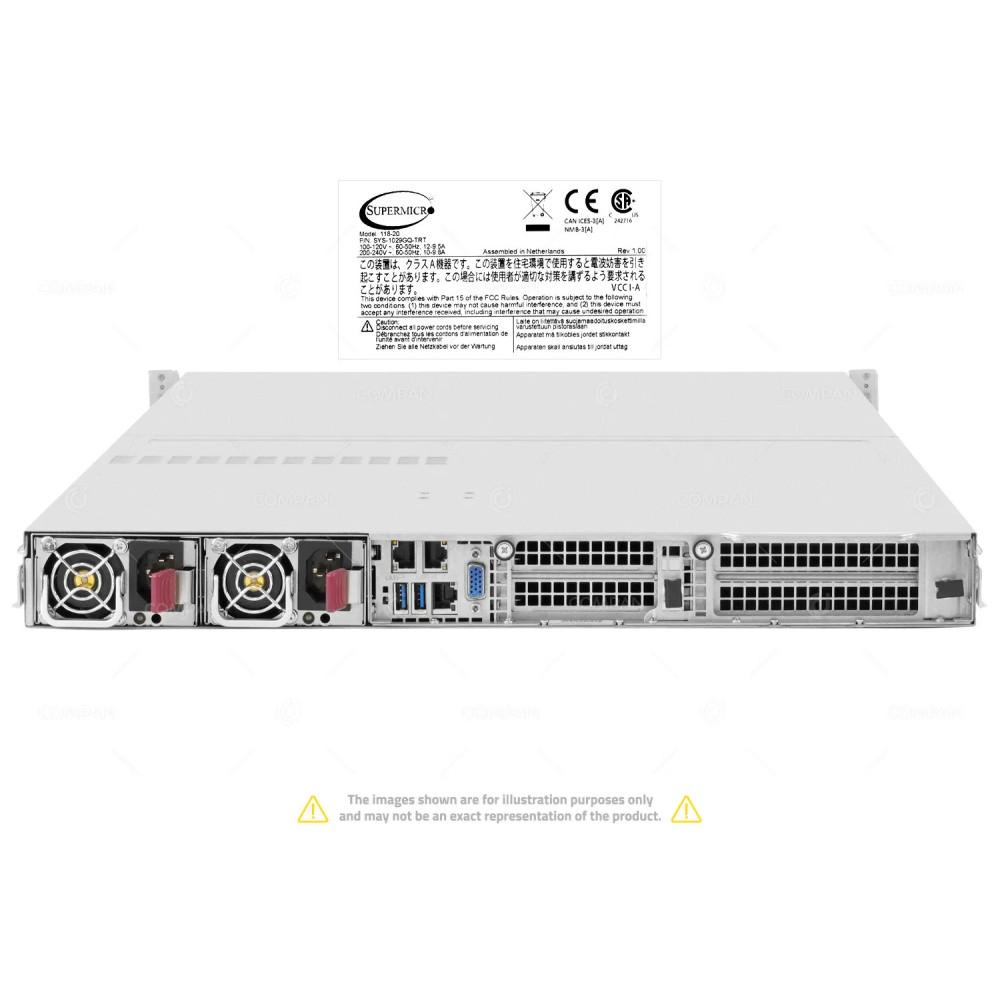 Supermicro SYS-1029GQ-TRT 2x Xeon Gold 6144 384 GB RAM Rails