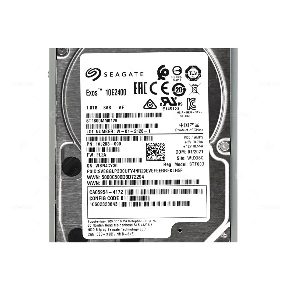 CA08226-E978 FUJITSU HDD 1.8TB 10K SAS 12G 2.5" SFF FOR DX100 DX200 S3 S4