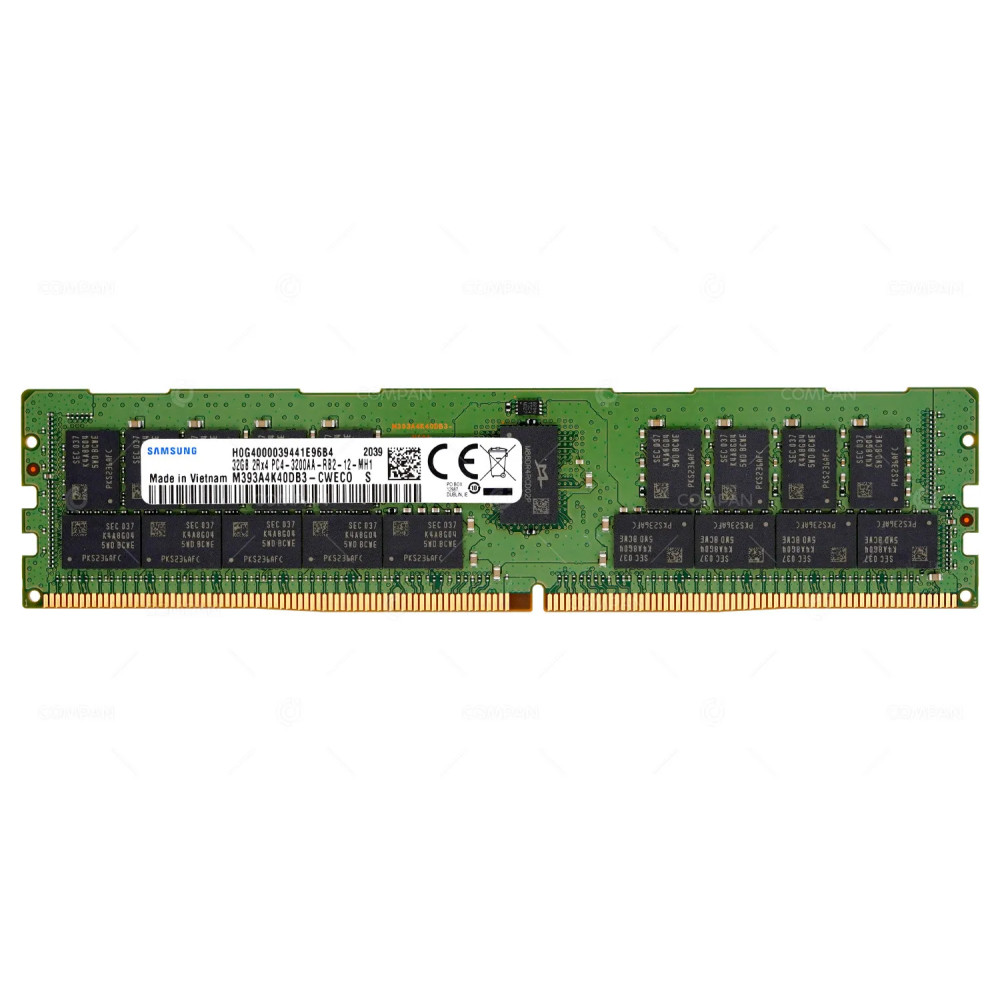 M393A4K40DB3-CWE SAMSUNG DDR4 32GB 2RX4 PC4-25600 3200MHZ RDIMM CL22