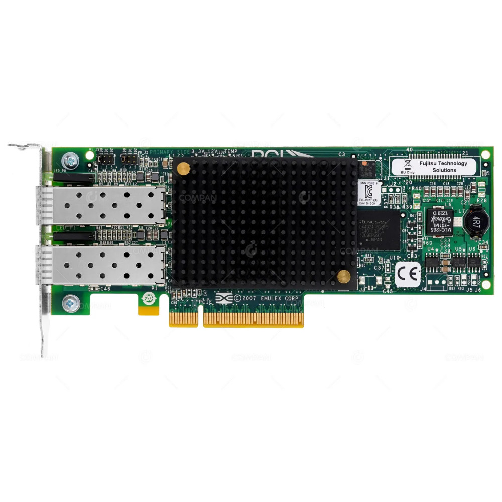 LPE12002 LP  FUJITSU EMULEX LPE12002 DUAL PORT 8GB SFP FC ADAPTER LOW PROFILE