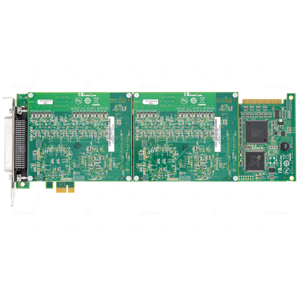 910-0700-003  AUDIOCODES SMARTWORKS NGX2400-EH 24-PORT PCIE DIGITAL STATION TAP CONTROLLER