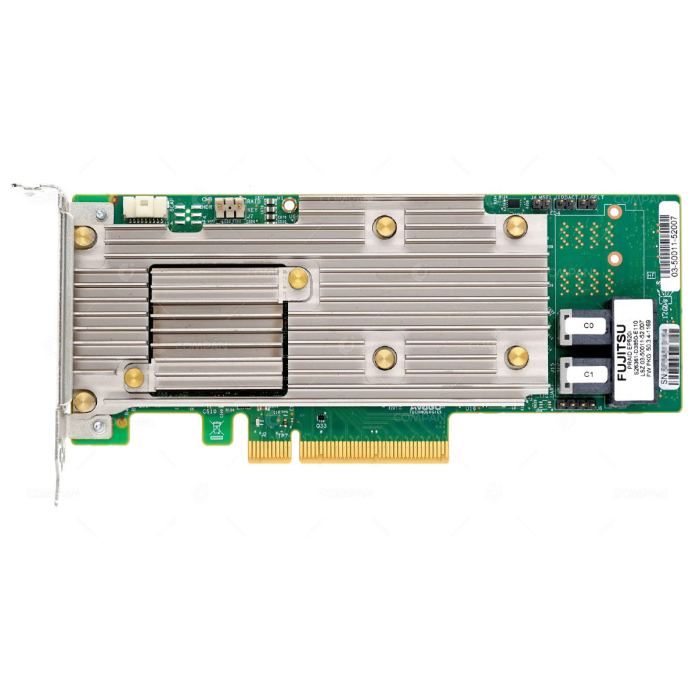 S26361-D3850-E110  FUJITSU PRAID EP520I 12G 8-PORT SAS PCIE X8 MODULAR RAID CONTROLLER FOR TX 1330 M4