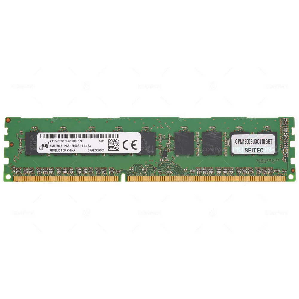 KTH-PL316E-8G  KINGSTON MEMORY 8GB 2RX8 PC3 12800 DDR3 1600