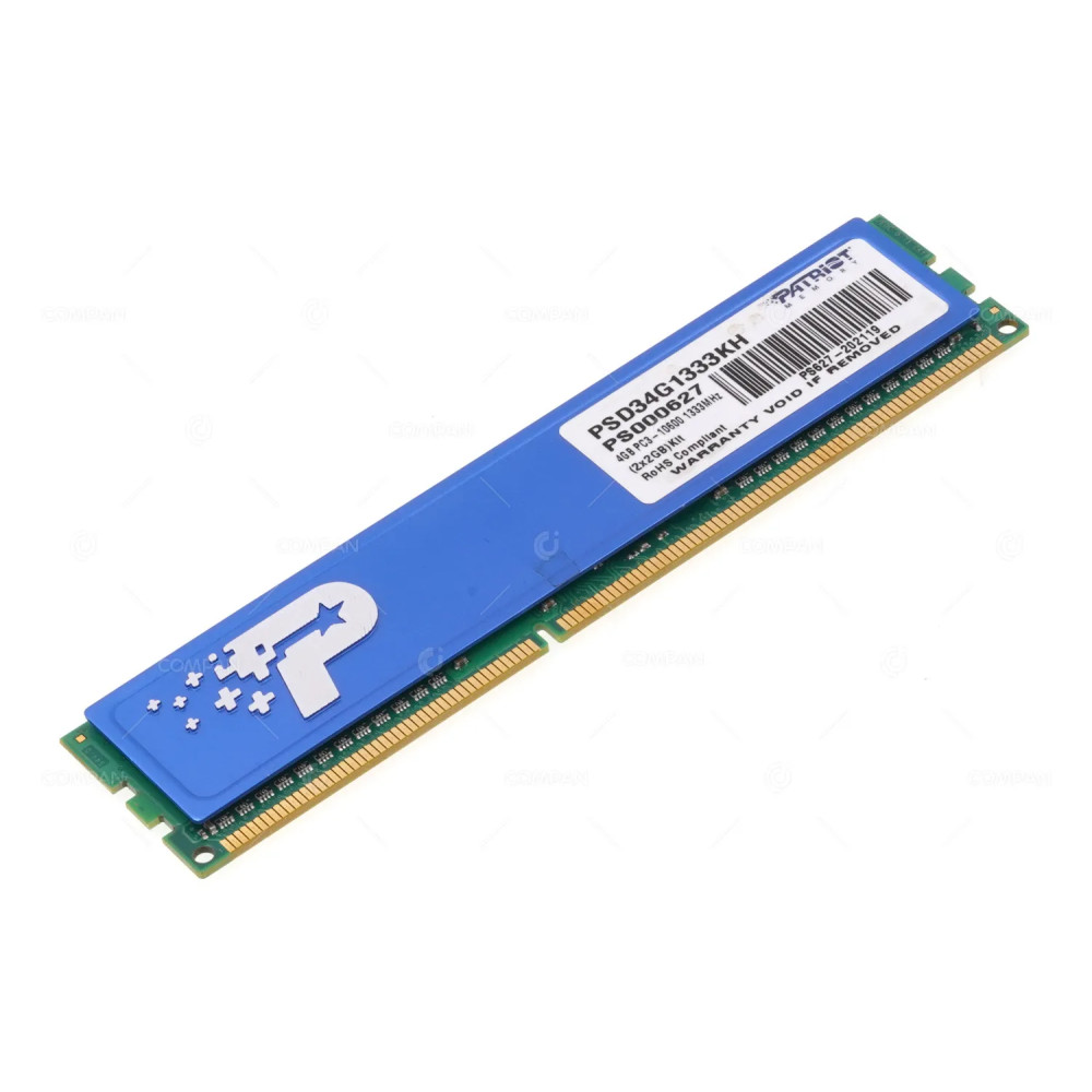 PSD34G1333KH  PATRIOT MEMORY 4GB PC3 10600 DDR3 1333