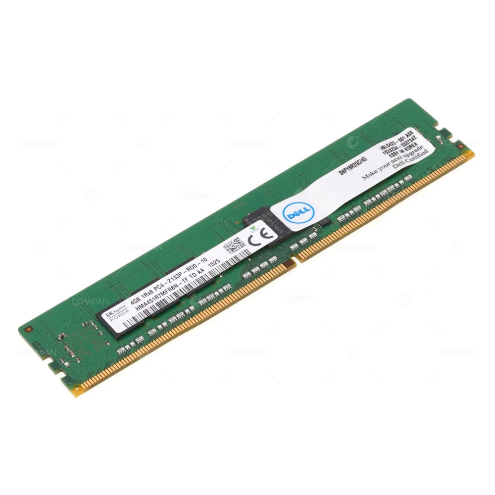SNPY8R2GC-4G  DELL MEMORY 4GB 1RX8 PC4 17000 DDR4 2133
