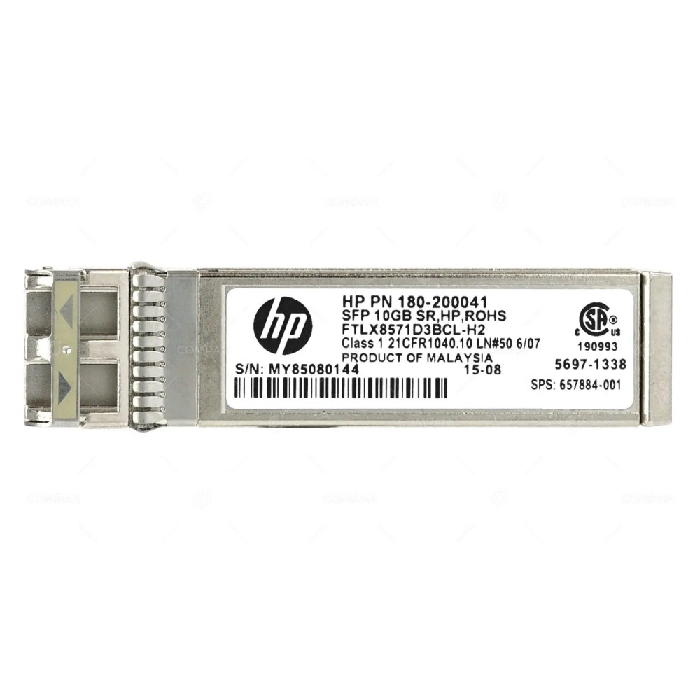 657884-001 HP 10GB SFP+ 850NM SR LC CNA 300M TRANSCEIVER