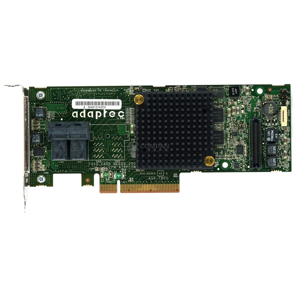ASR-7805 LP ADAPTEC 1G PCI-E SAS SATA 6GB RAID CONTROLLER LOW PROFILE