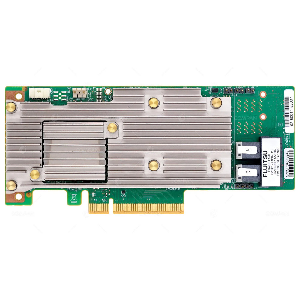 S25361-D3850-E110 NO BRACKET  FUJITSU EP520I SAS RAID CONTROLLER FOR RX2530 M4