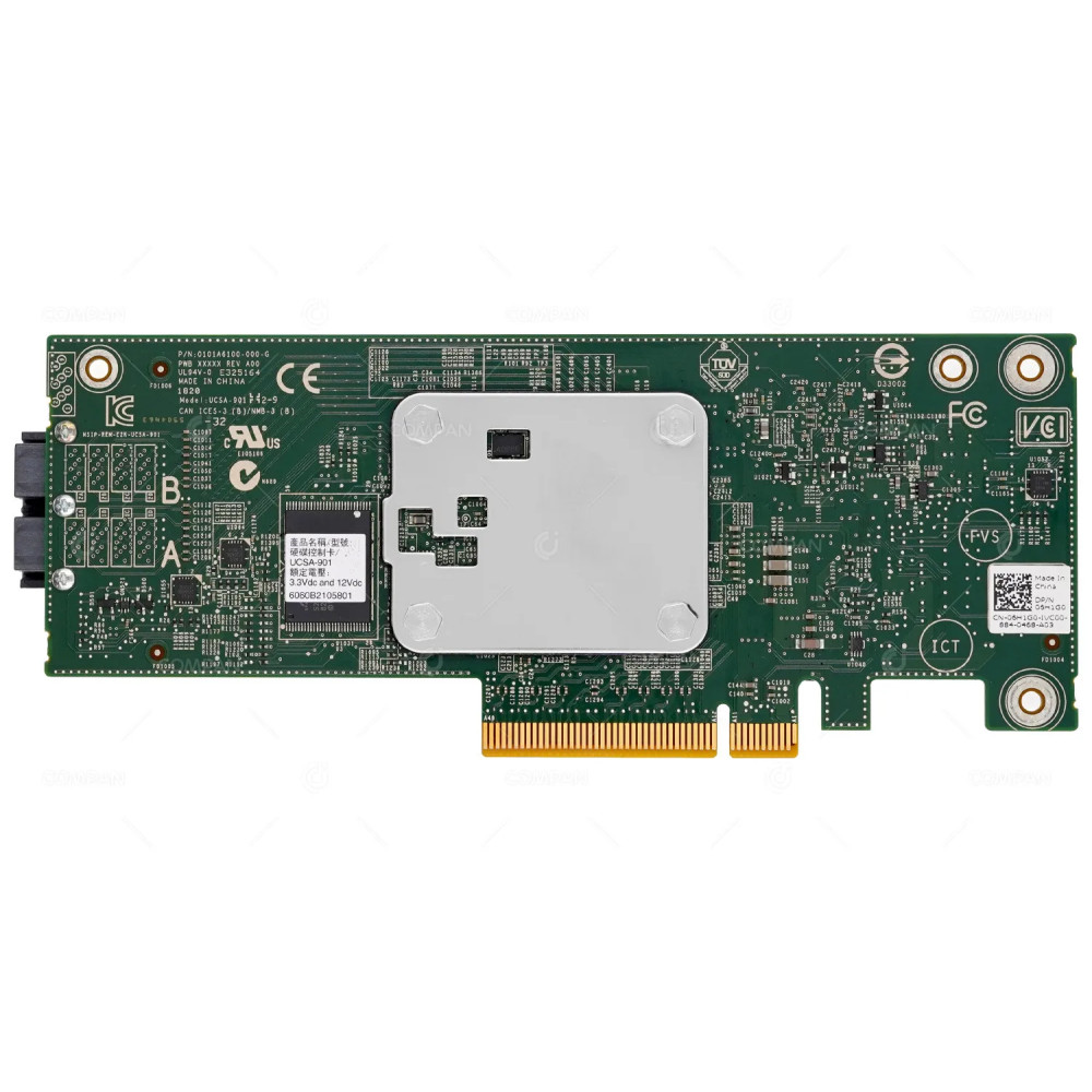 6H1G0 NO BRACKET  DELL PERC H330 12GB SAS RAID CONTROLLER NO BRACKET