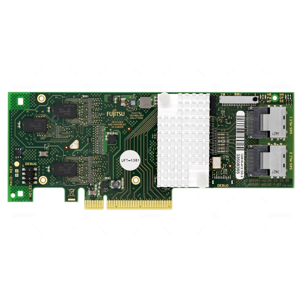 D2616-A22 NO BRACKET  FUJITSU PRIMERGY SAS RAID CONTROLLER 8-PORT NO BRACKET