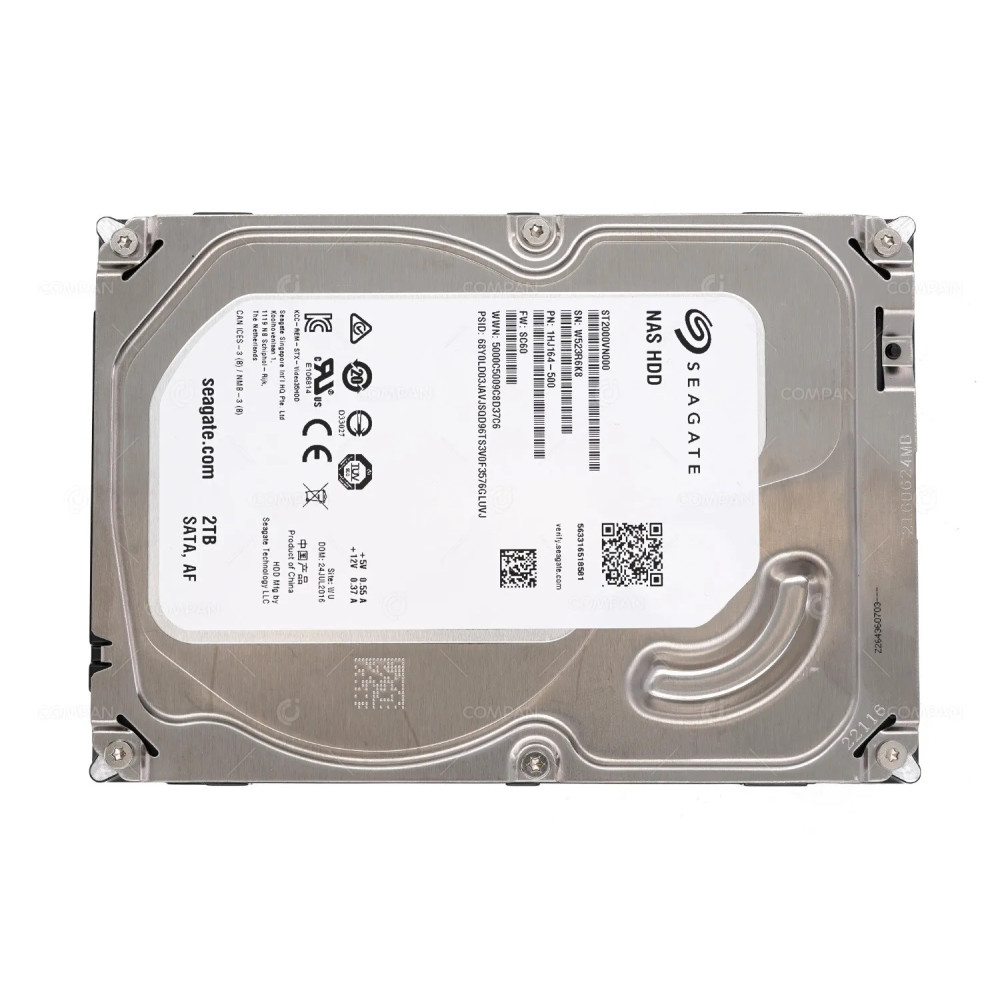 ST2000VN000  SEAGATE NAS 2TB 5.9K 6G SATA 64MB CACHE 3.5 LFF HARD DRIVE