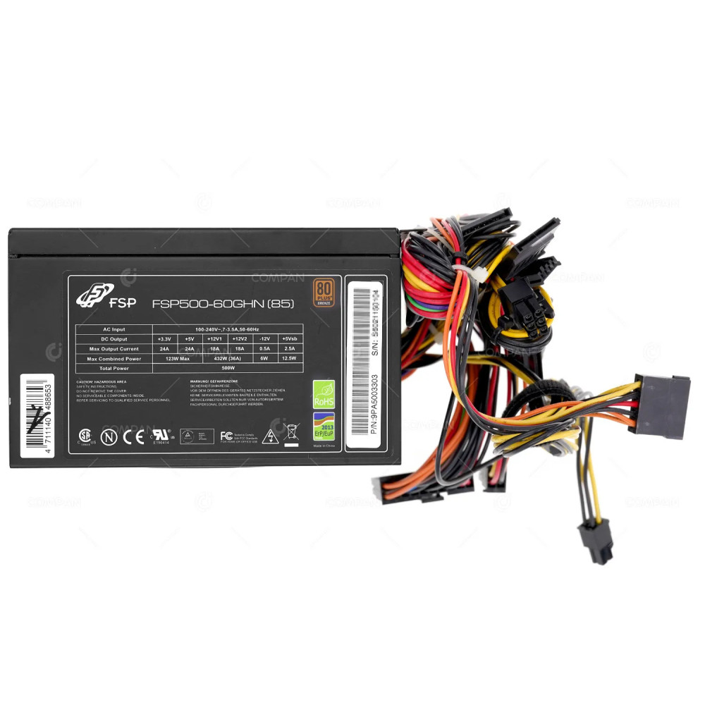 9PA5003303  FSP FSP500-60GHN(85) 80 PLUS BRONZE 500W 100-240V POWER SUPPLY