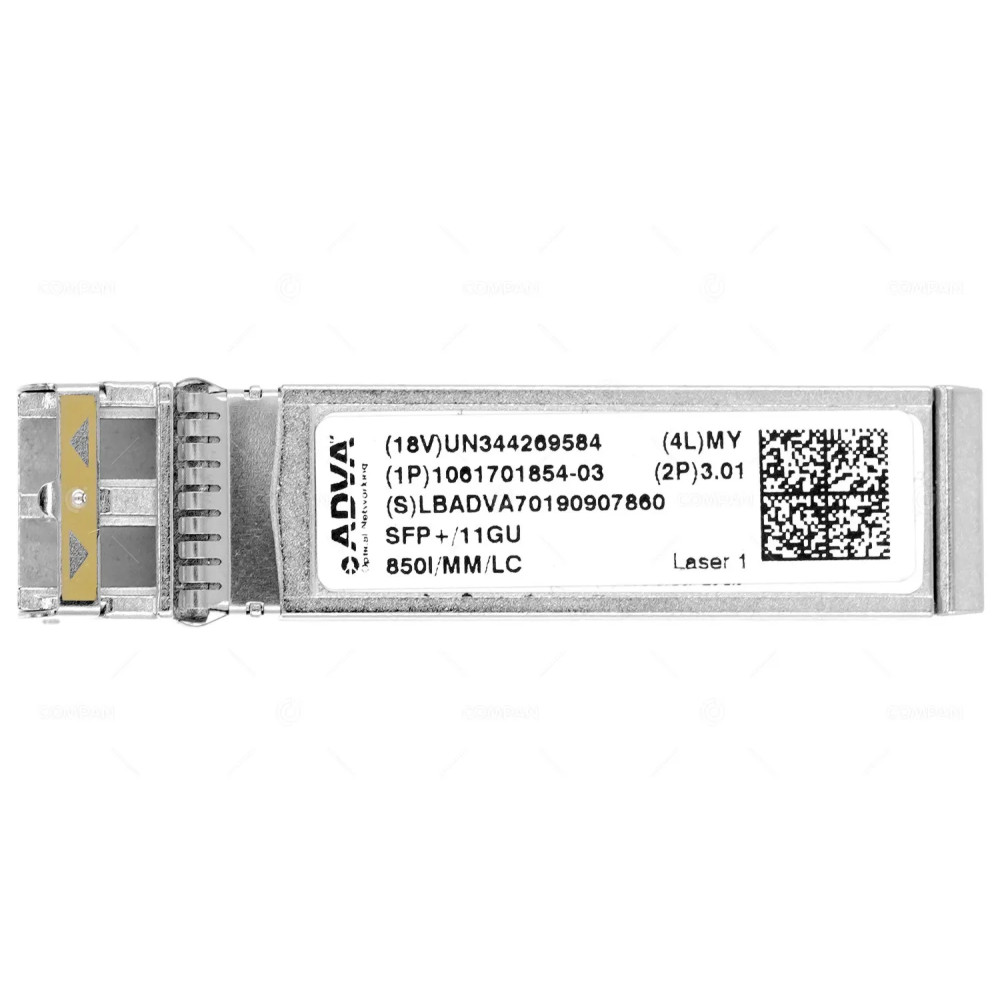 1061701854-03  ADVA OPTICAL TRANSCEIVER MODULE 10G SFP+ SR LC MMF 850NM 300M