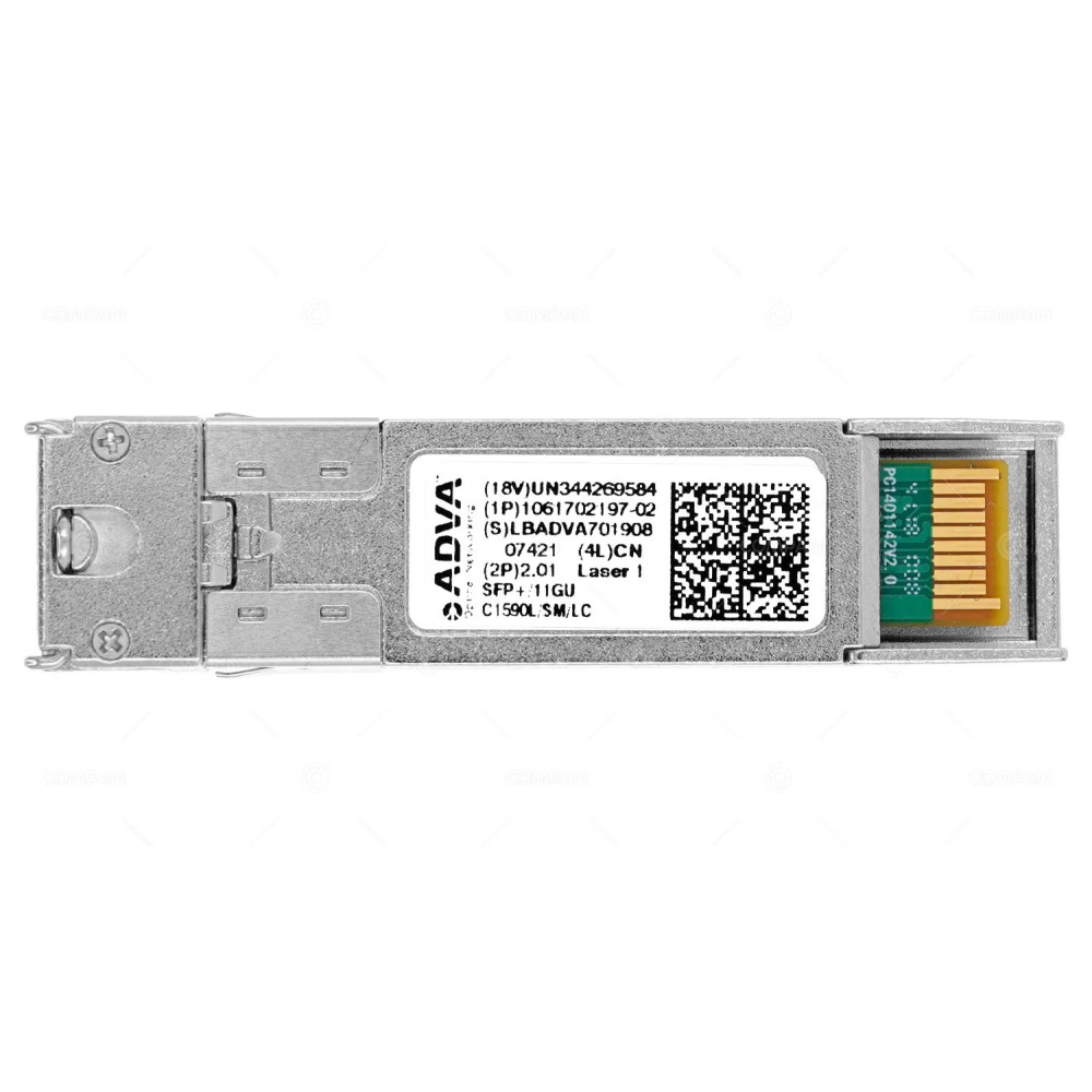 1061702197-02  ADVA OPTICAL TRANSCEIVER MODULE 10G SFP+ ER LC SMF 1590NM 40KM