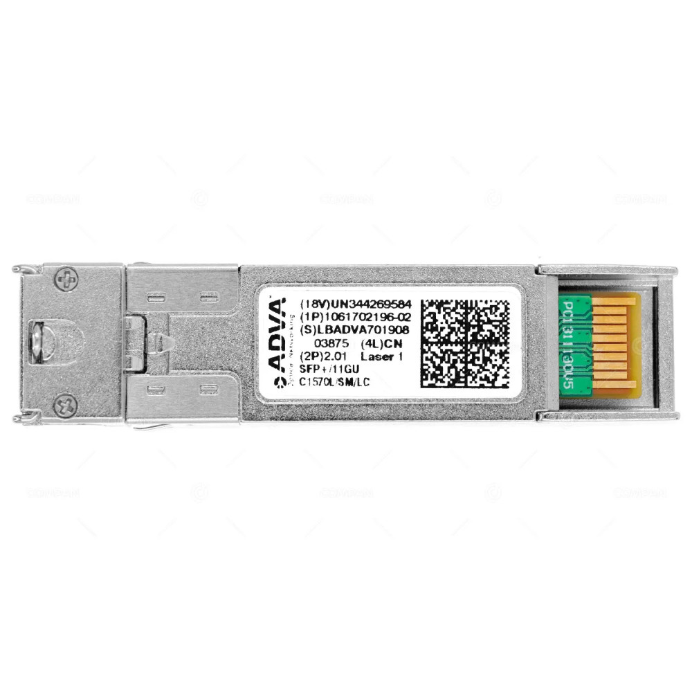 1061702196-02  ADVA OPTICAL TRANSCEIVER MODULE 10G SFP+ ER LC SMF 1570NM 40KM