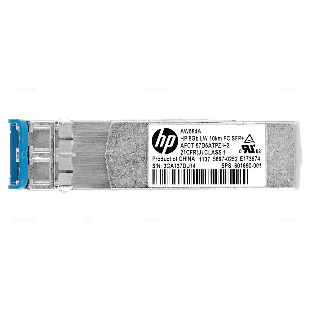 601690-001  HP OPTICAL TRANSCEIVER MODULE 8G SFP+LC SMF 1310NM 10KM