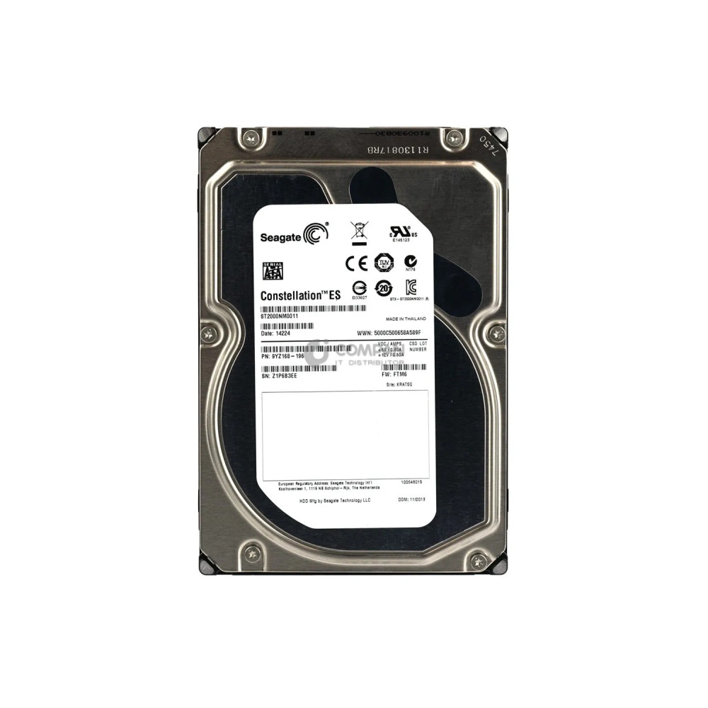 ST2000NM0011 SEAGATE HDD 2TB 7.2K SATA 6G 3.5" LFF