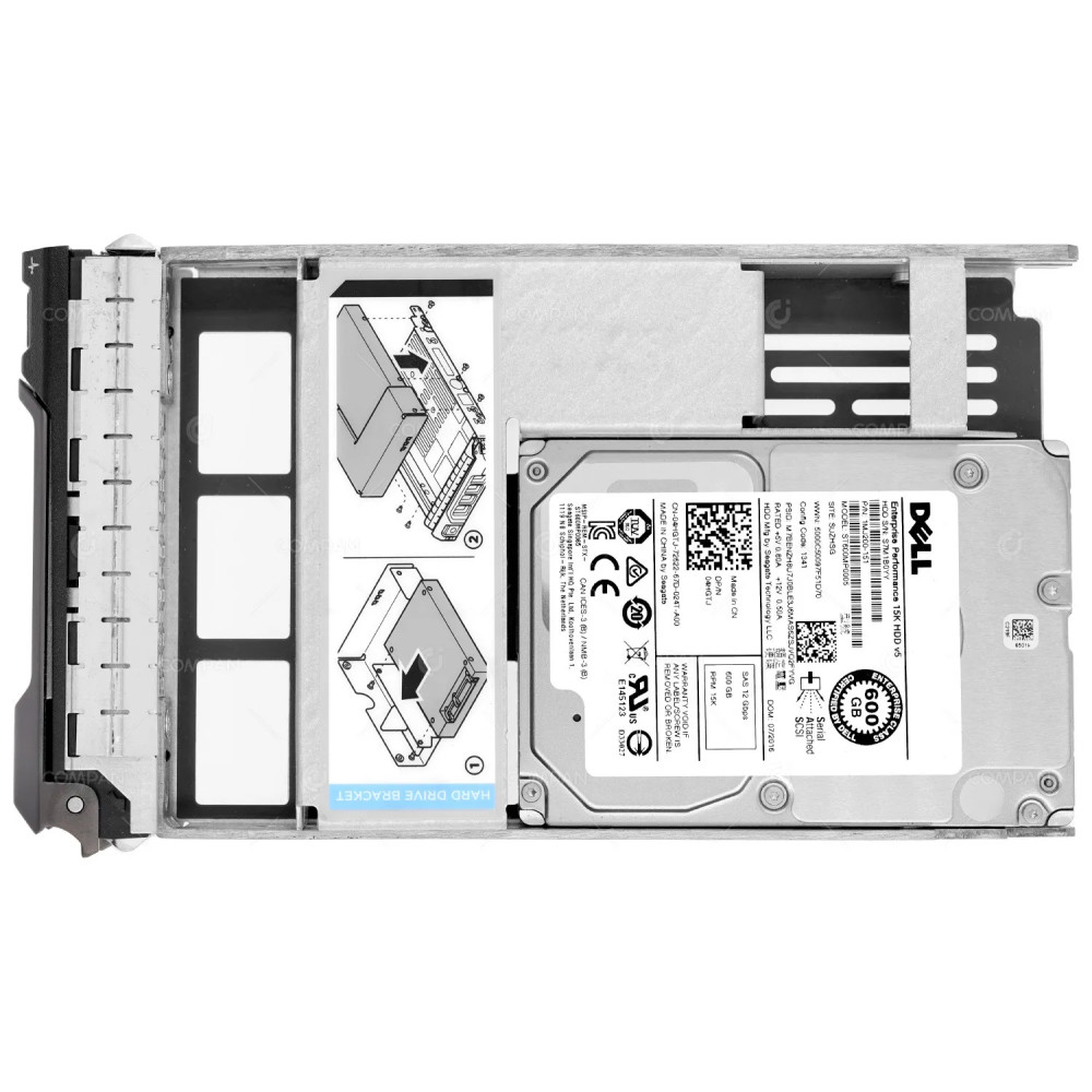 4HGTJ LFF DELL HDD 600GB 15K SAS 6G 3.5" LFF FOR DELL POWEREDGE G11-G13