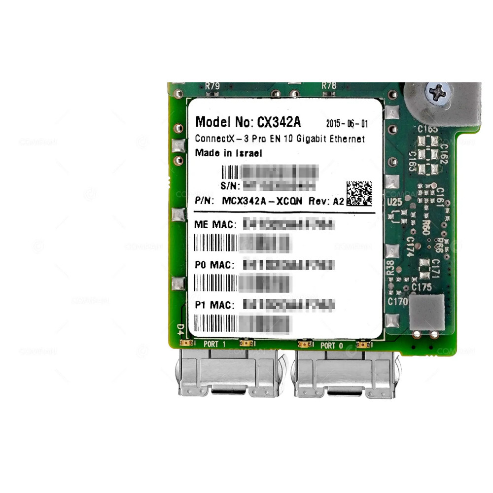 MCX342A-XCQN  MELLANOX OCP CONNECTX-3 PRO 2x 10G SFP+ NETWORK INTERFACE ADAPTER