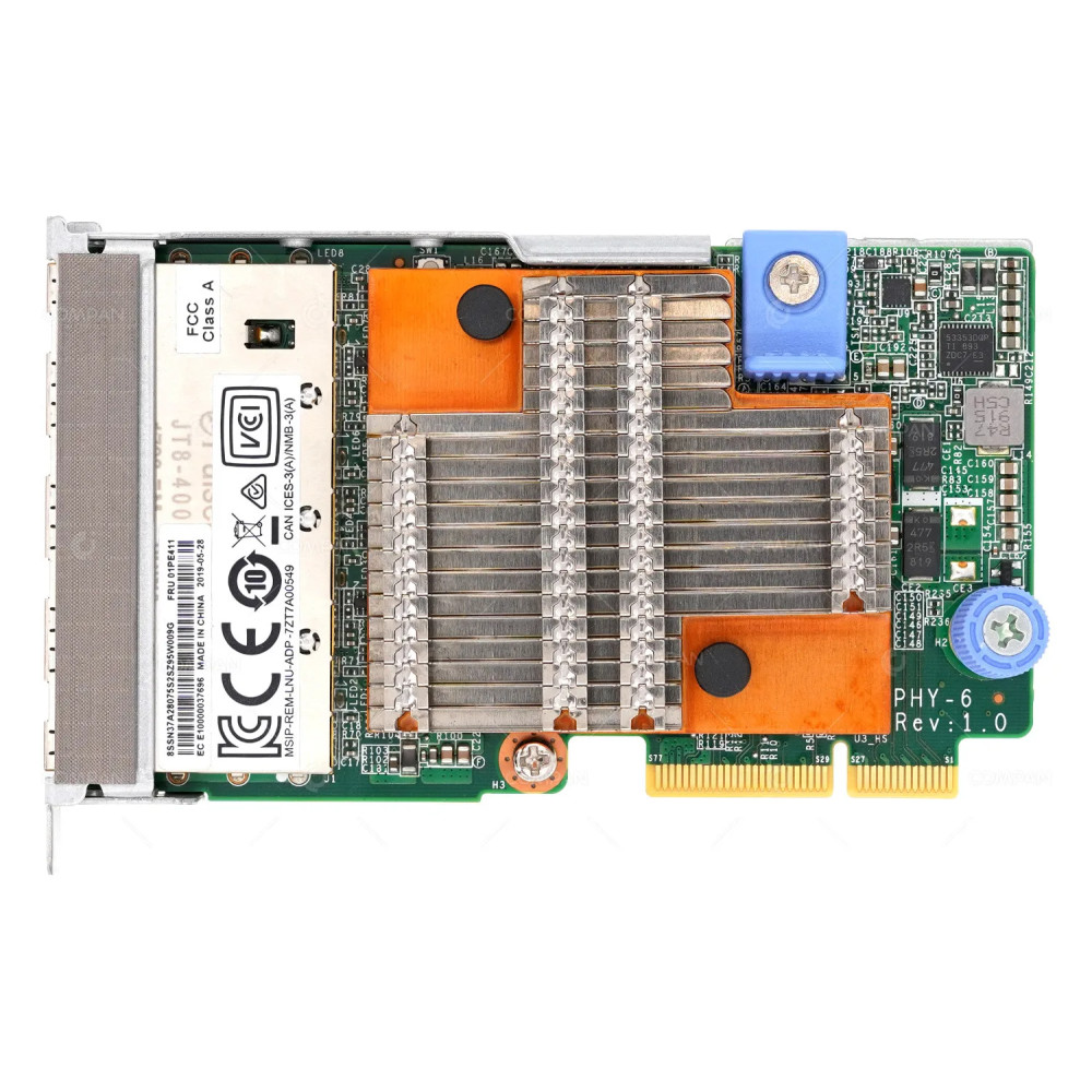 01PE411  IBM LENOVO QUAD PORT 10GB RJ-45 LOM FOR LENOVO THINKSERVER SR650 M5