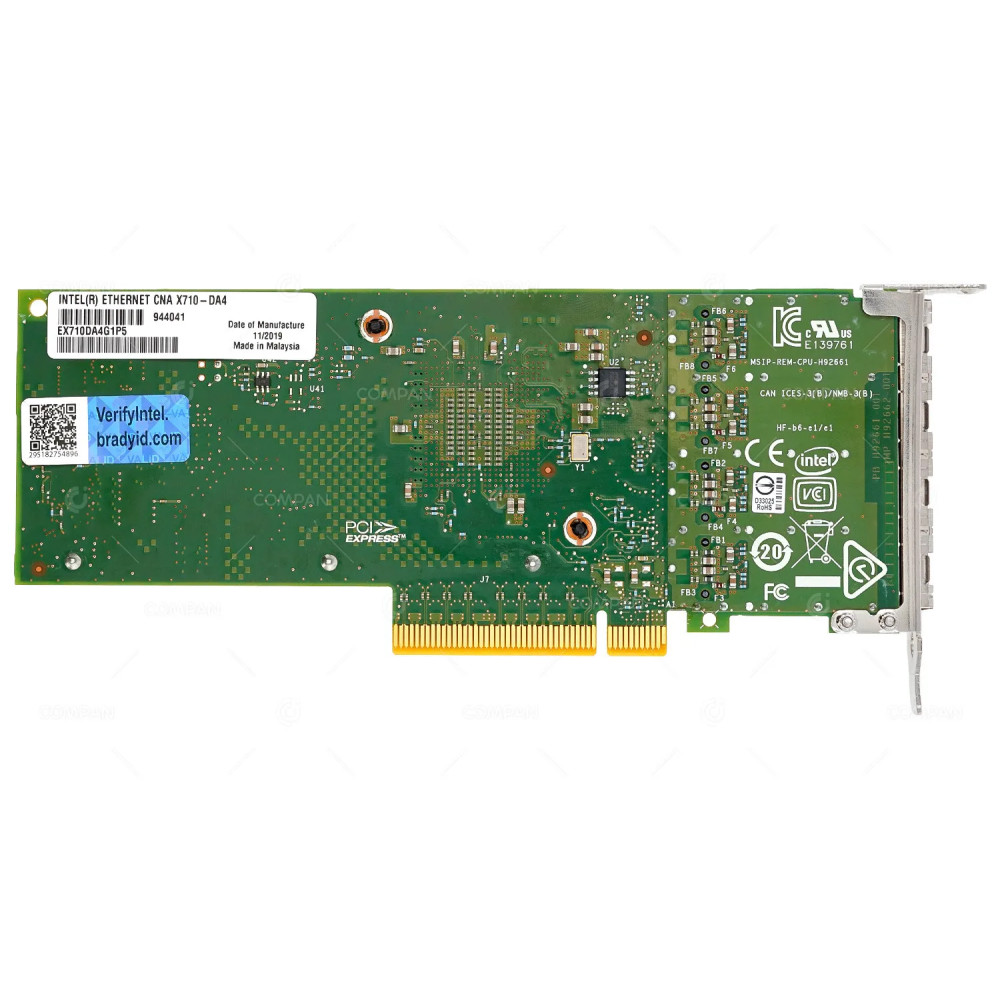 EX710DA4G1P5  INTEL X710-DA4 QUAD PORT 10GB SFP+ PCI-E ADAPTER