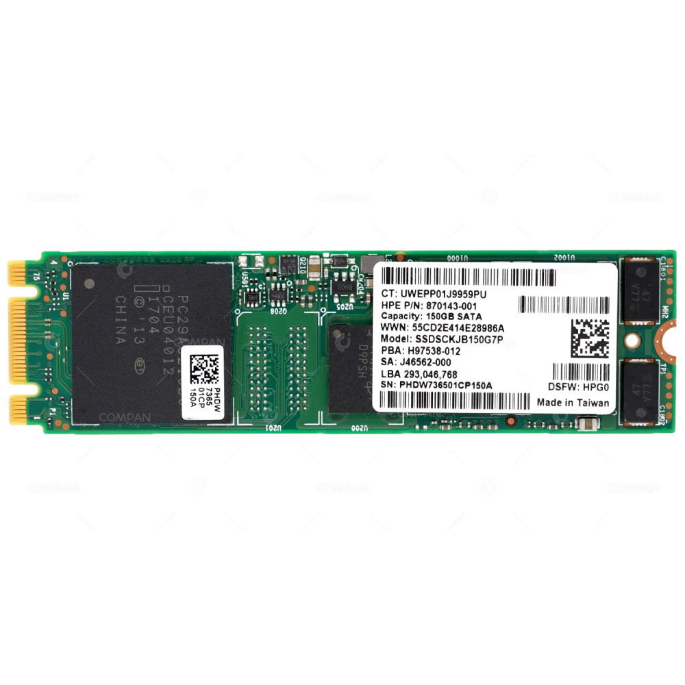 870143-001  HP SSD 150GB SATA 6G RI M.2 2280