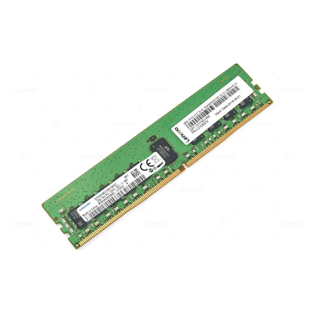 01DE972 LENOVO DDR4 16GB 1RX4 PC4-21333 2666MHZ RDIMM CL19
