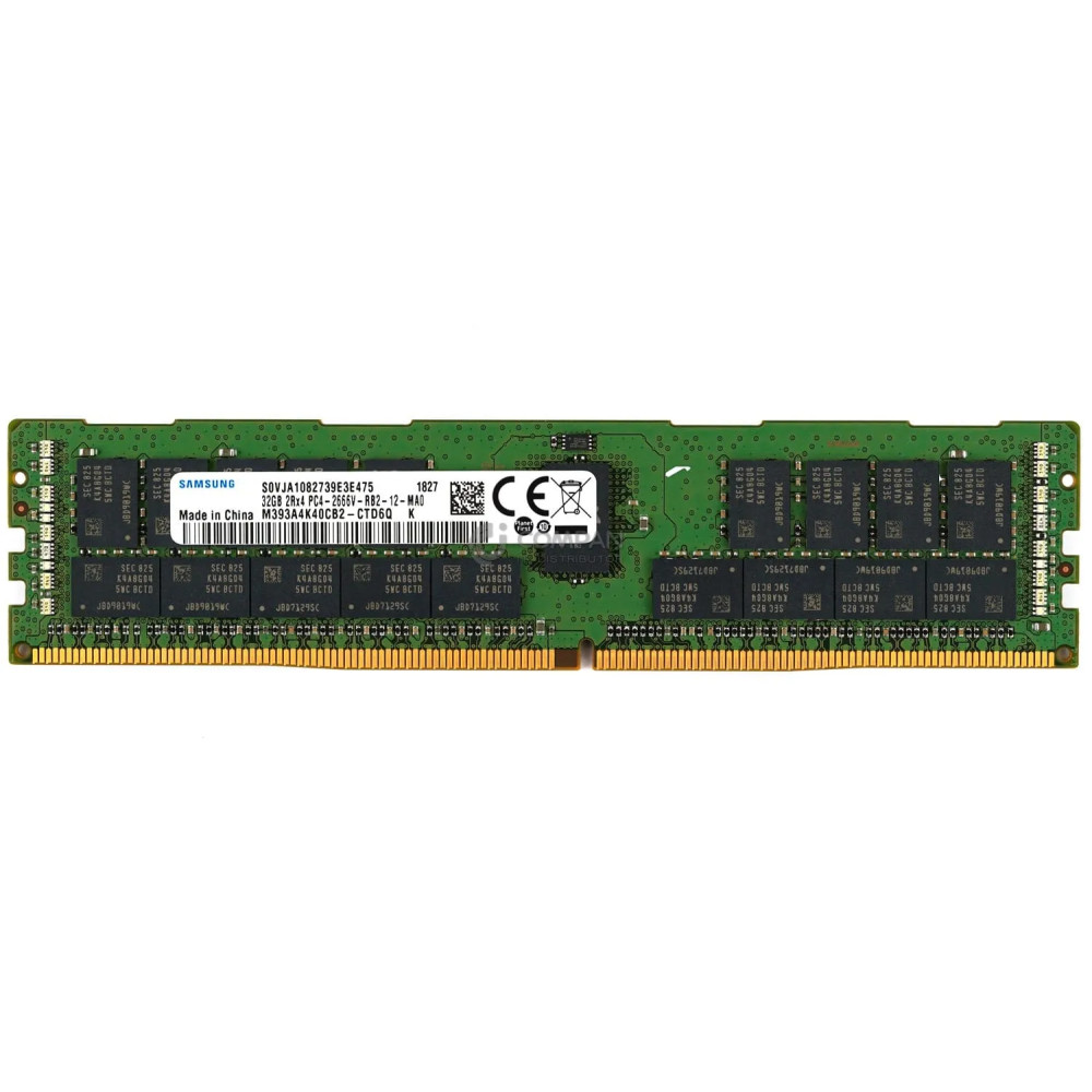 M393A4K40CB2-CTD SAMSUNG DDR4 32GB 2RX4 PC4-21333 2666MHZ RDIMM CL19