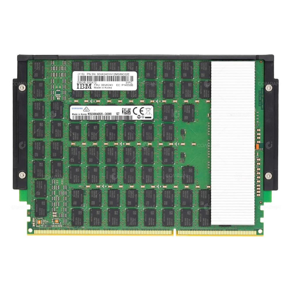 00VK243  IBM DDR4 256GB CDIMM PC4-12800 1600MHZ FOR IBM E980 PSERIES POWER 9
