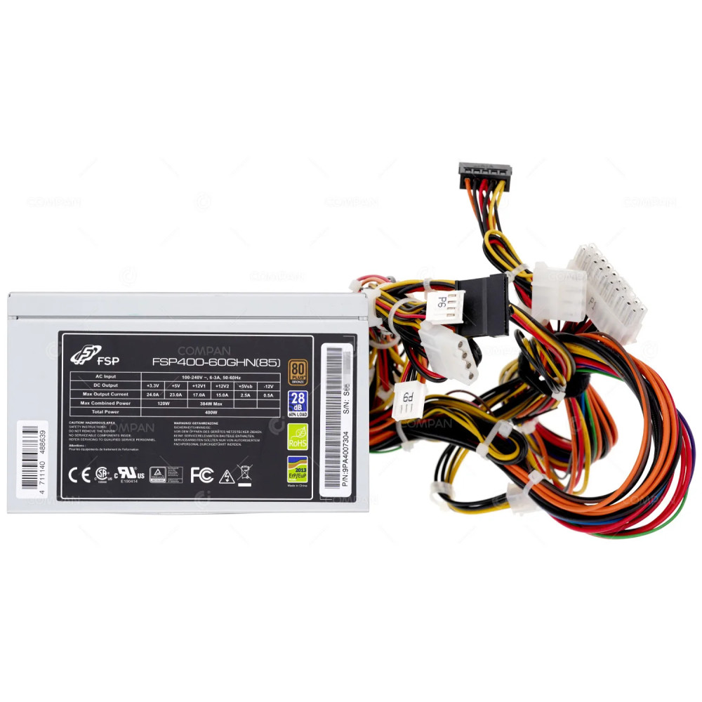 9PA4007304  FSP FSP400-60GHN(85) 80 PLUS BROZNE 400W 100-240V POWER SUPPLY