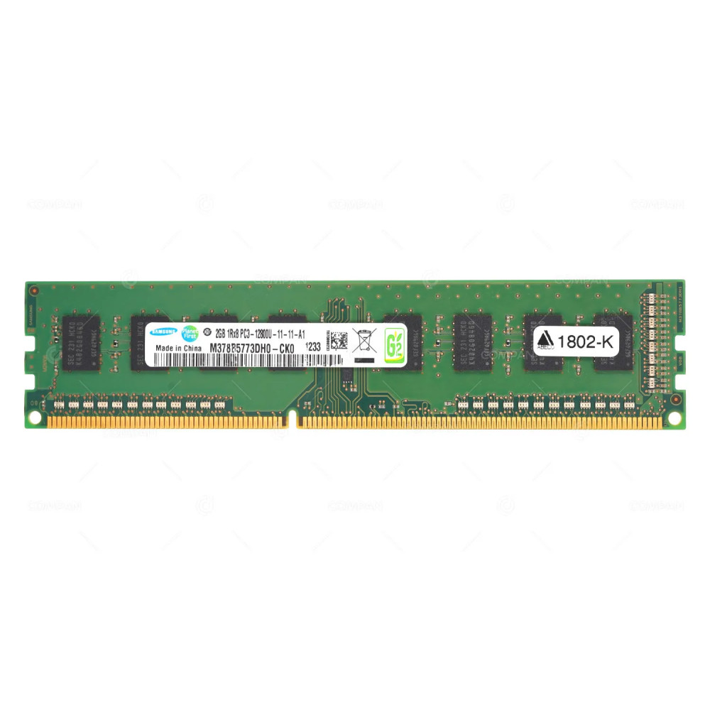 M378B5773DH0-CK0  SAMSUNG MEMORY 2GB 1RX8 PC3 12800 DDR3 1600