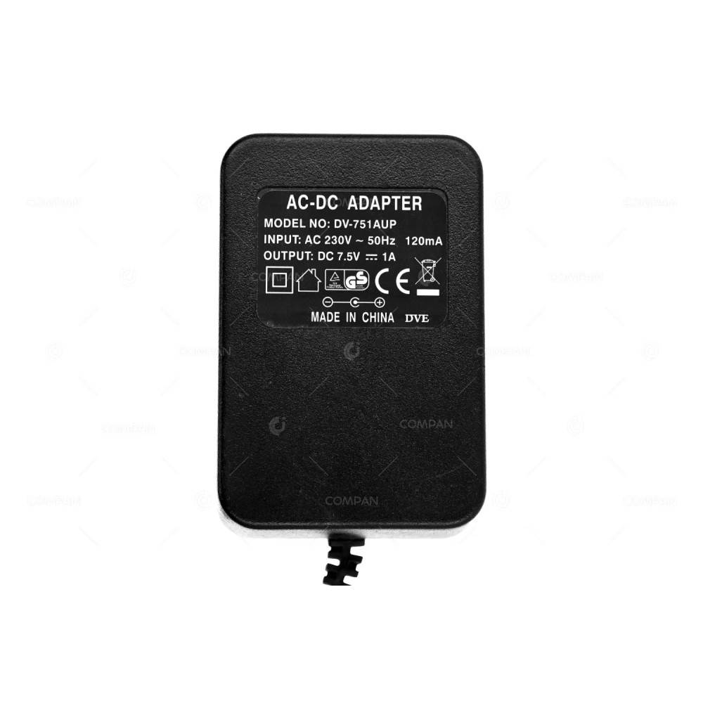 DV-751AUP  AC ADAPTER 7.5V 1A 7.5W FOR NETGEAR