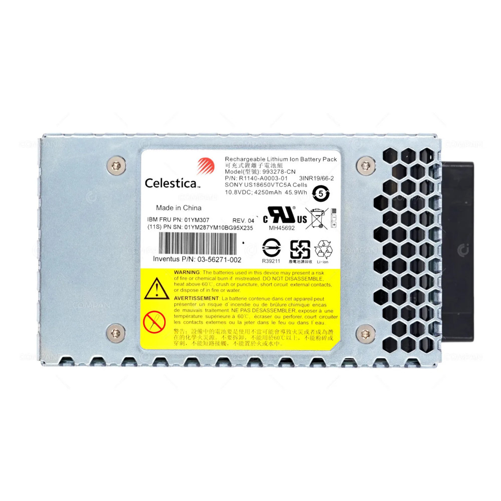 01YM307 IBM 10.8V DC 4250MAH 45.9WH BATTERY FOR IBM STORWIZE V5100