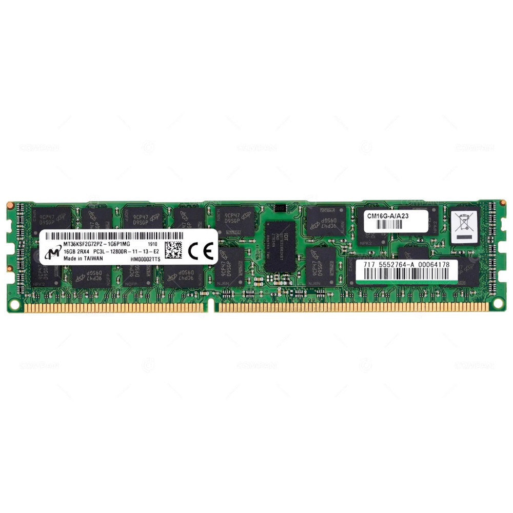 5552764-A HITACHI DDR3 16GB 2RX4 PC3L-12800 1600MHZ RDIMM CL11