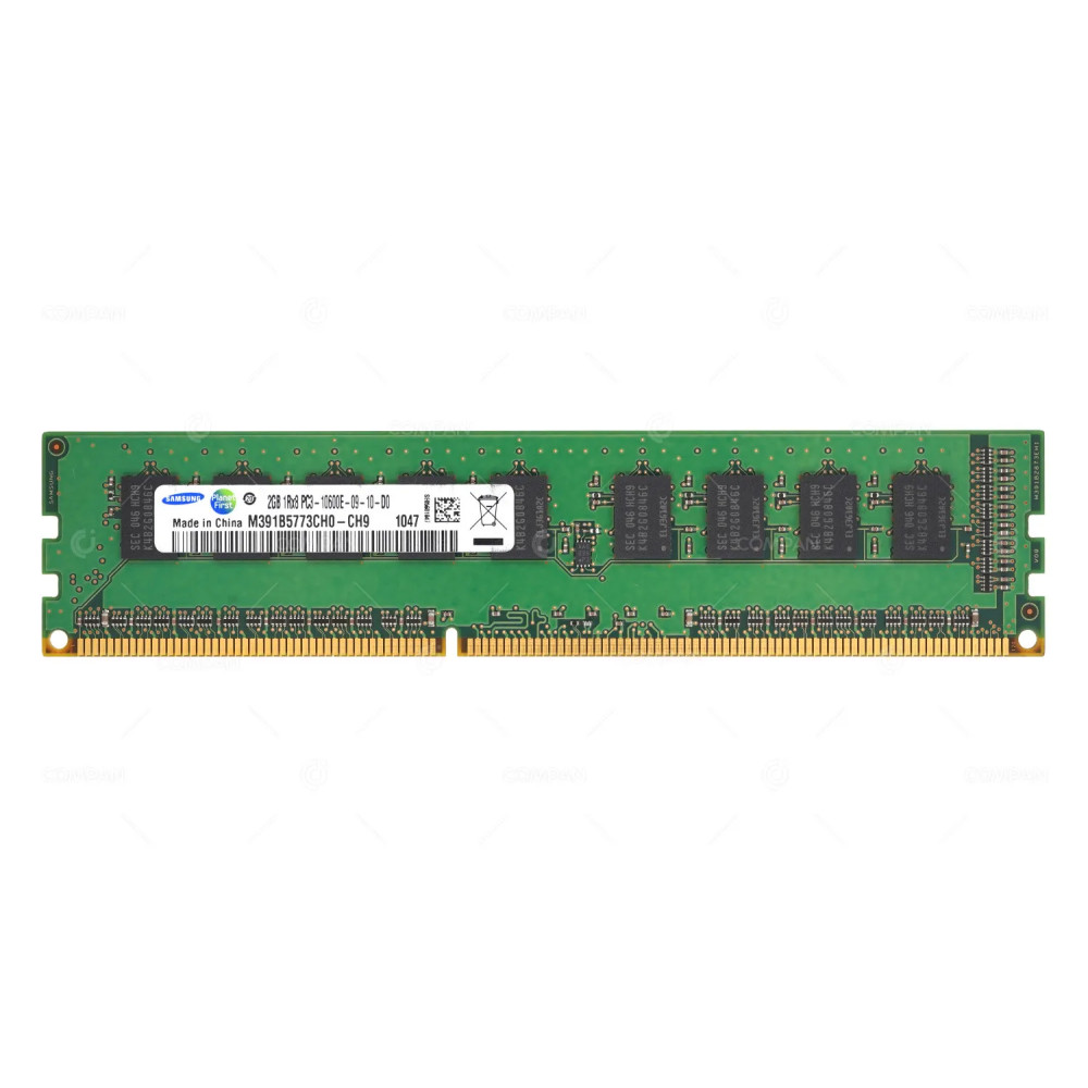 M391B5773CH0-CH9  SAMSUNG DDR3 2GB 1RX8 PC3-10600 1333MHZ UDIMM CL9