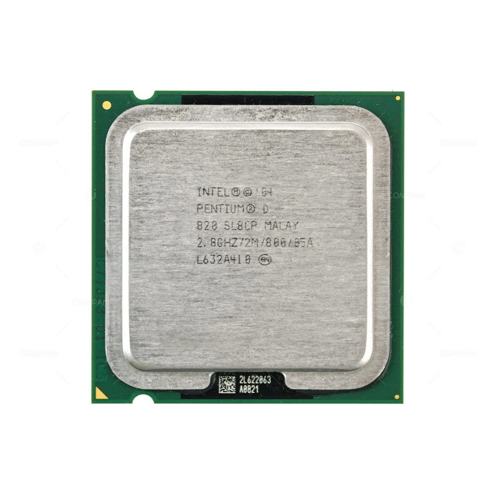 SL8CP INTEL PENTIUM D 820 2.8GHZ 2CORE 2MB CACHE 95W SOCKET LGA775