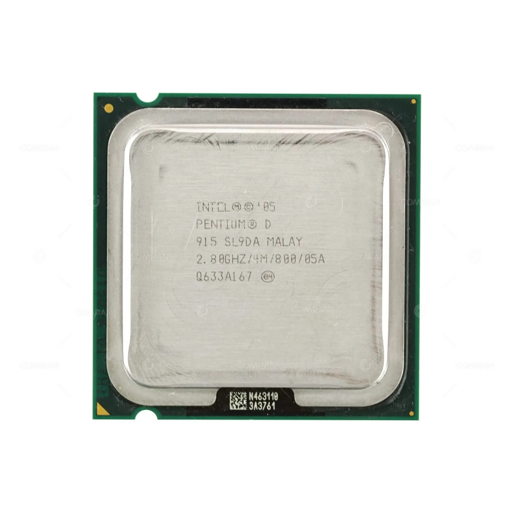 SL9DA INTEL PENTIUM 915 2.8GHZ DUAL CORE 4MB CACHE W SOCKET LGA775