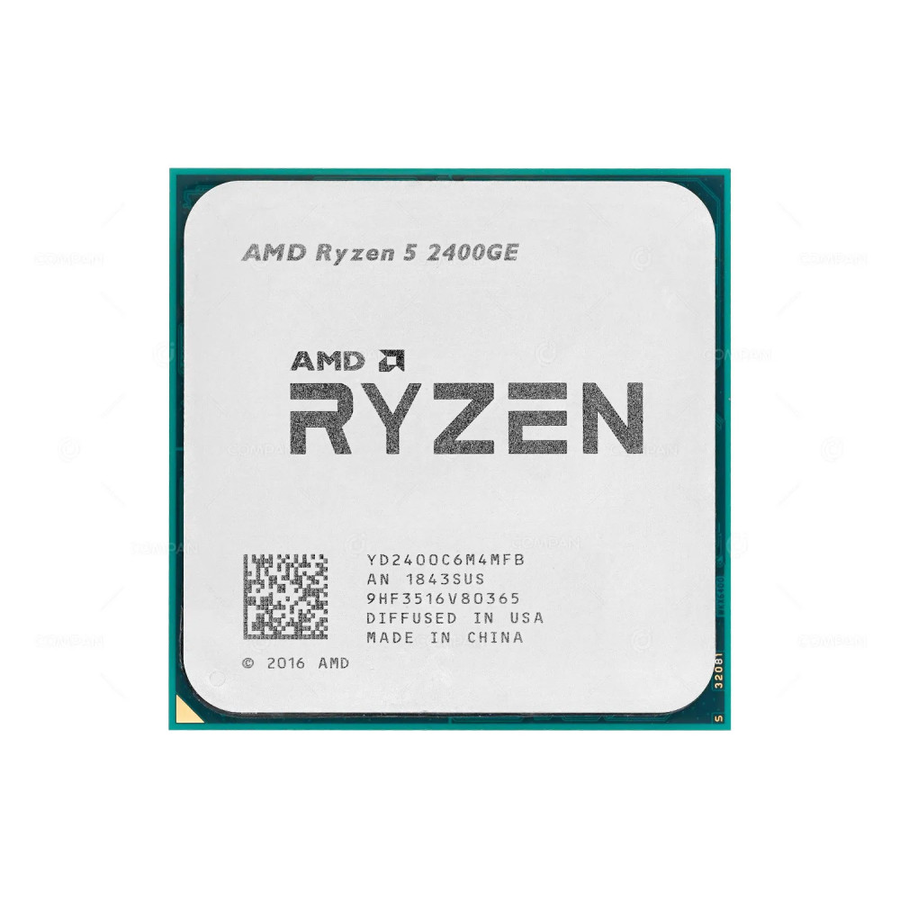 YD2400C6M4MFB AMD RYZEN 5 2400GE 3.20 GHZ 4CORE 4MB CACHE 35W SOCKET AM4