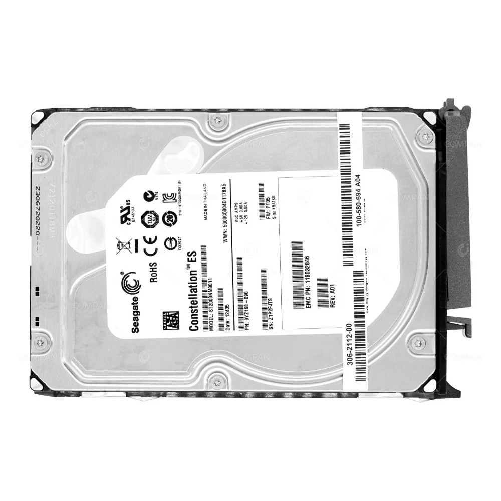 100-580-694 SEAGATE ENTERPRISE HDD 2TB 7.2K SATA II 3.5" LFF
