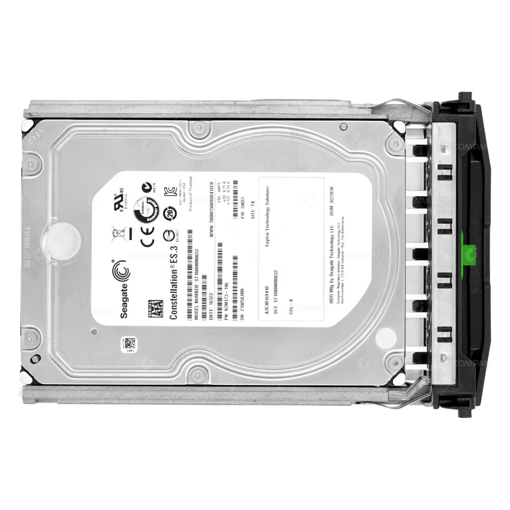 A3C40169410 FUJITSU HDD 1TB 7.2K SATA 6G 3.5" LFF FOR FUJITSU PRIMERGY